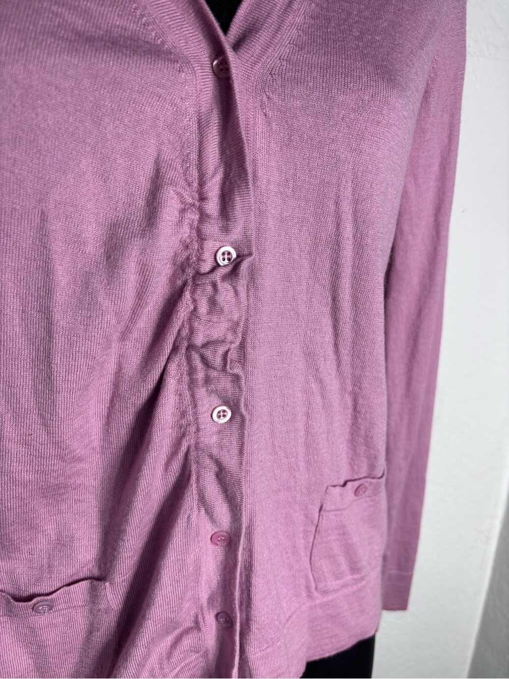 Christian Dior women’s 6 cashmere silk wool cardigan sweater designerFLAW - Picture 3 of 8